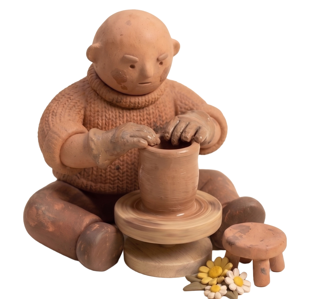 A tall finished vessel risen on the wheel